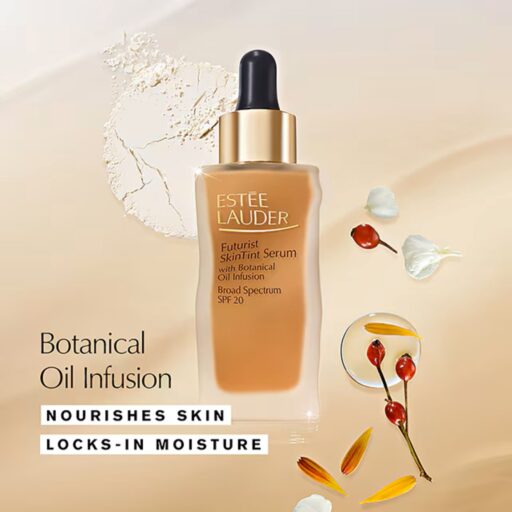 Estee Lauder Futurist SkinTint Serum Foundation With Botanical Oil Infusion SPF 20 - Image 4