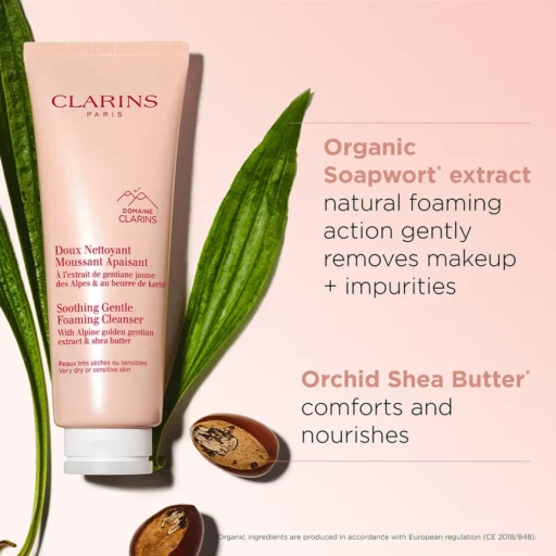 Clarins Soothing Gentle Foaming Cleanser - Image 3