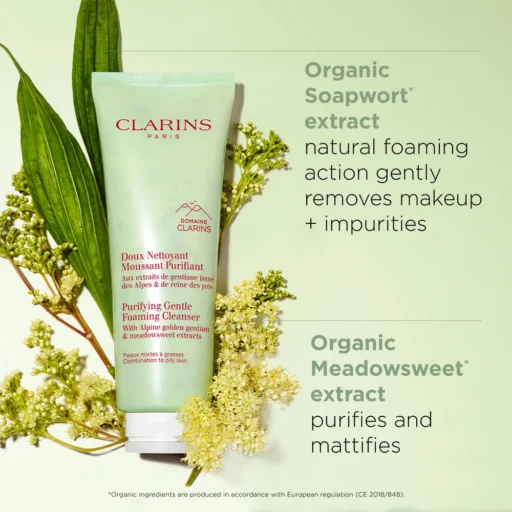 Clarins Purifying Gentle Foaming Cleanser - Image 3
