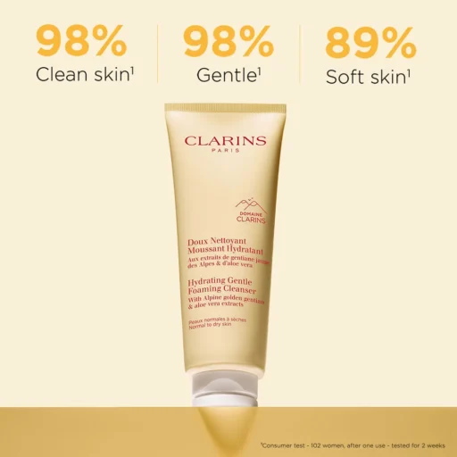 Clarins Hydrating Gentle Foaming Cleanser - Image 2
