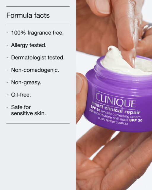 Clinique Smart Clinical Repair™ Broad Spectrum SPF 30 Wrinkle Correcting Cream - Image 6