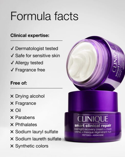 Clinique Smart Clinical Repair™ Overnight Recovery Cream + Mask - Image 6