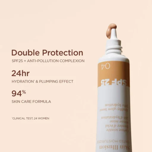 Clarins Skin Illusion Tinted Moisturizer SPF25 - Image 3