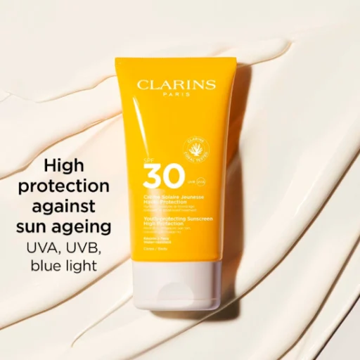 Clarins Youth Sun Care Cream SPF 303666057288104 - Image 2