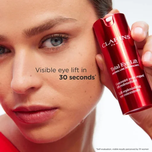 Clarins Total Eye Lift Eye Cream for Firming, Wrinkles, Dark Circles + Puffiness - Image 7