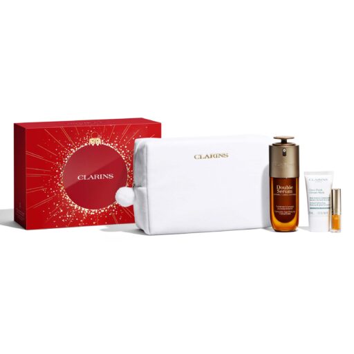 Clarins Double Serum Firm + Plump Beauty Essentials Holiday Set