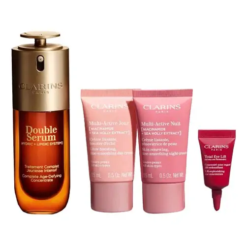 Clarins Double Serum & Multi-Active Gift Set - Image 2
