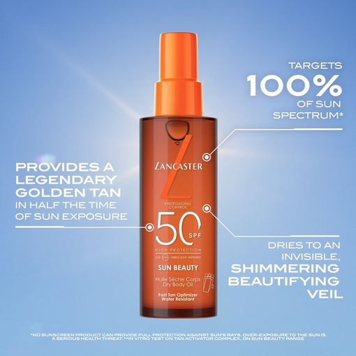 Lancaster Sun Beauty Dry Body Oil SPF30 - Image 4