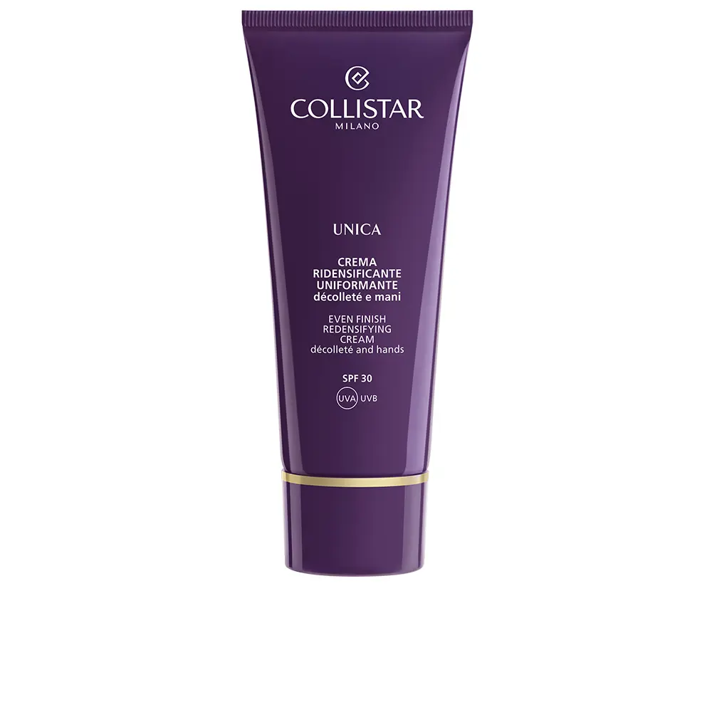 Collistar UNICA unifying redensifying hand and décolleté cream SPF30