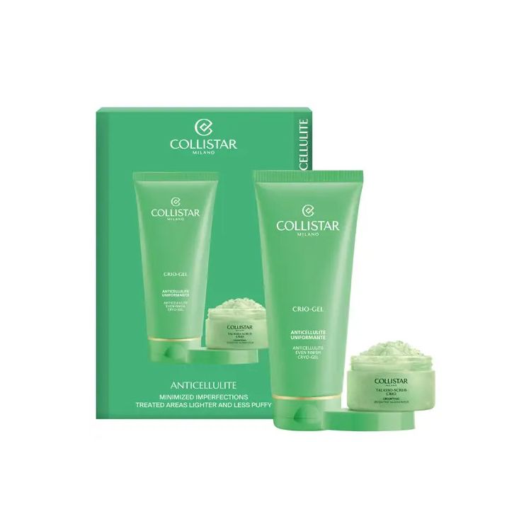 Collistar Even Finish Cryo Gel 200 & Cryo-Active Talasso Scrub Set